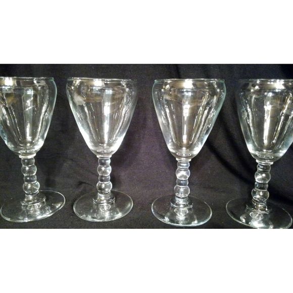 Libbey Dining Vintage Barware Libbey Knobhill Claret Glasses Poshmark